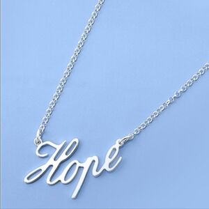 HOPE STERLING SILVER NECKLACE